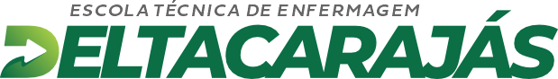 Logo Deltacarajás horizontal na cor verde